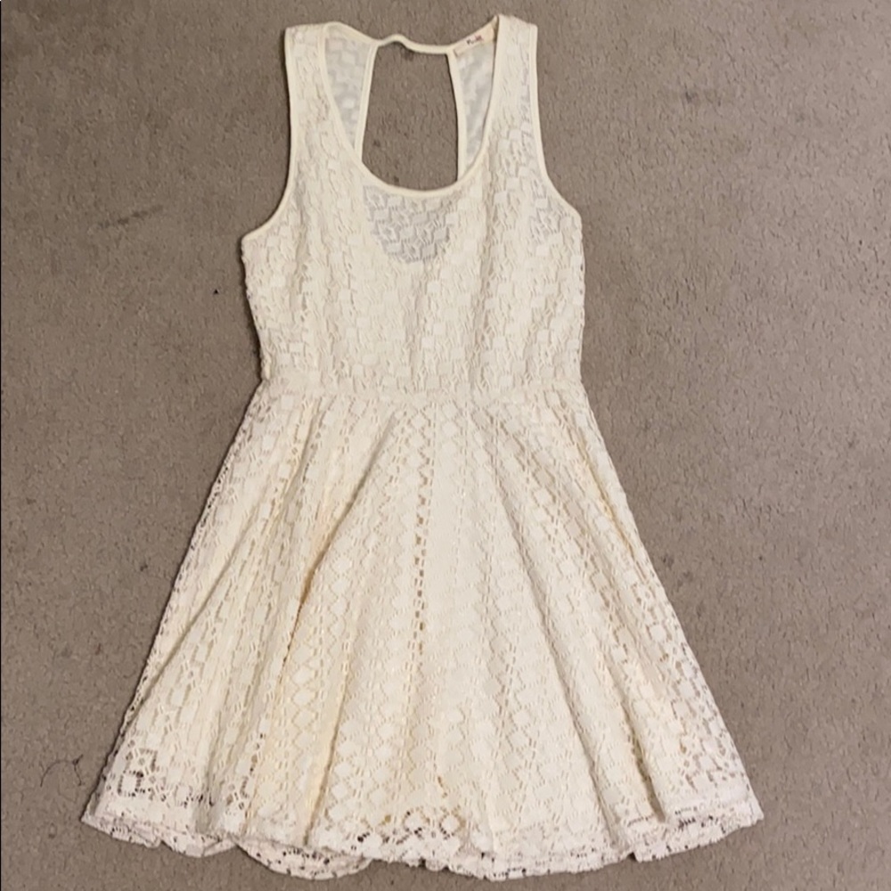Cream/off white crotchet dress